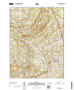 Perkiomenville 2019 topographic map thumbnail