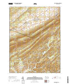 Pine Grove Mills 2019 topographic map thumbnail