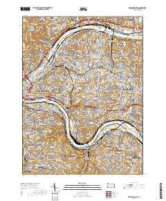 Pittsburgh East 2019 topographic map thumbnail
