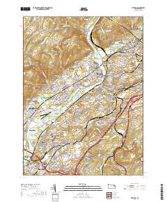 Pittston 2019 topographic map thumbnail