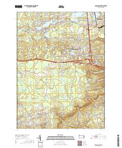 Pocono Pines 2019 topographic map thumbnail