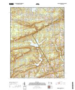 Pohopoco Mountain 2019 topographic map thumbnail