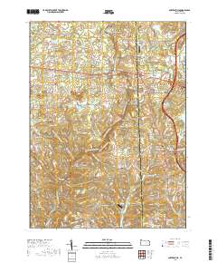 Portersville 2019 topographic map thumbnail