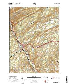 Portland 2019 topographic map thumbnail