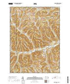 Potter Brook 2019 topographic map thumbnail