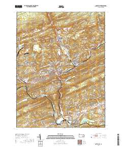 Pottsville 2019 topographic map thumbnail