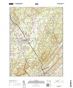 Quakertown 2019 topographic map thumbnail