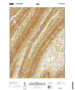 Rainsburg 2019 topographic map thumbnail