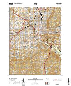 Reading 2019 topographic map thumbnail