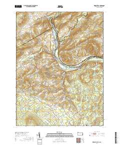 Riegelsville 2019 topographic map thumbnail