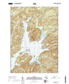 Cranberry Lake 2019 topographic map thumbnail