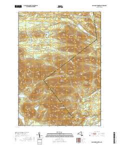 Dun Brook Mountain 2019 topographic map thumbnail