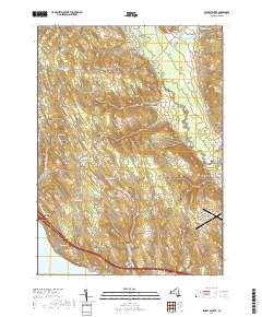 Ellery Center 2019 topographic map thumbnail