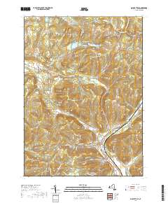 Ellicottville 2019 topographic map thumbnail