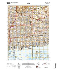 Amityville 2019 topographic map thumbnail
