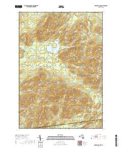 Ampersand Lake 2019 topographic map thumbnail