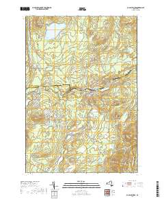 Au Sable Forks 2019 topographic map thumbnail
