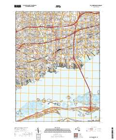 Bay Shore West 2019 topographic map thumbnail
