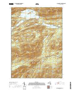 Blue Mountain Lake 2019 topographic map thumbnail