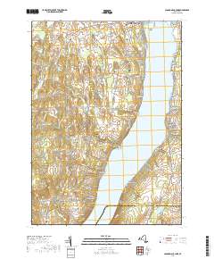 Canandaigua Lake 2019 topographic map thumbnail