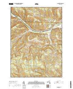Canaseraga 2019 topographic map thumbnail