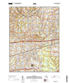 Central Islip 2019 topographic map thumbnail