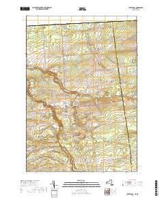 Chateaugay 2019 topographic map thumbnail
