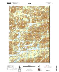 Forked Lake 2019 topographic map thumbnail