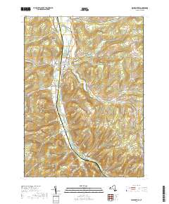 Franklinville 2019 topographic map thumbnail