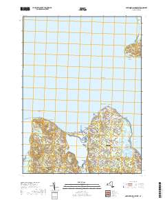 Gardiners Island West 2019 topographic map thumbnail