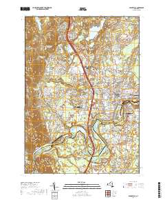 Glens Falls 2019 topographic map thumbnail