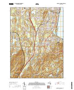 Cornwall-on-Hudson 2019 topographic map thumbnail