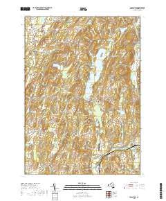 Cossayuna 2019 topographic map thumbnail