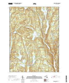 Highland Lake 2019 topographic map thumbnail