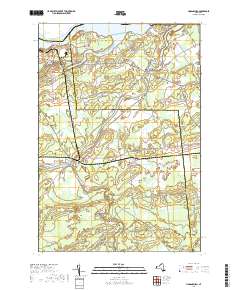 Hogansburg 2019 topographic map thumbnail
