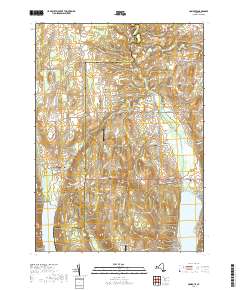 Honeoye 2019 topographic map thumbnail