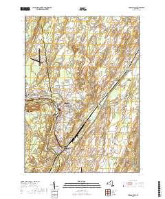 Hudson Falls 2019 topographic map thumbnail