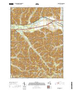 Knapp Creek 2019 topographic map thumbnail