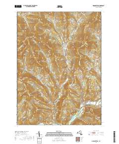Margaretville 2019 topographic map thumbnail