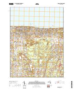 Middle Island 2019 topographic map thumbnail