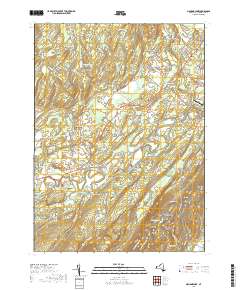 Mohonk Lake 2019 topographic map thumbnail
