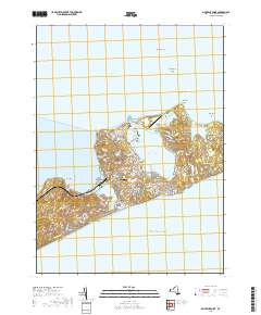 Montauk Point 2019 topographic map thumbnail