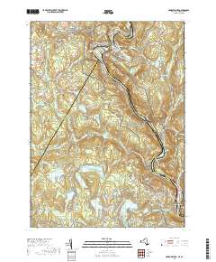 Narrowsburg 2019 topographic map thumbnail