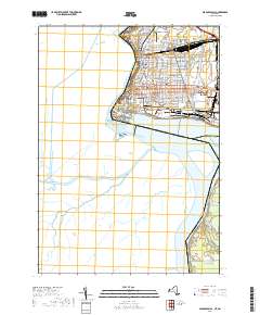 Niagara Falls 2019 topographic map thumbnail