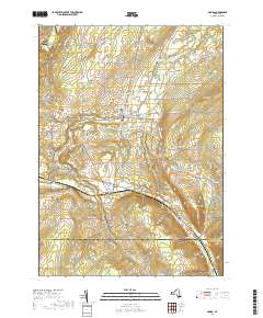 Nunda 2019 topographic map thumbnail