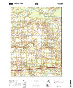 Oakfield 2019 topographic map thumbnail