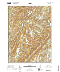 Oscawana Lake 2019 topographic map thumbnail