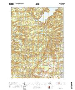 Peck Lake 2019 topographic map thumbnail