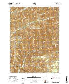 Peekamoose Mountain 2019 topographic map thumbnail
