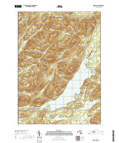 Piseco Lake 2019 topographic map thumbnail